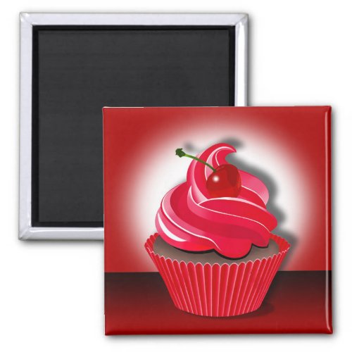 Cupcake Spotlight by Cheryl Daniels Magnet