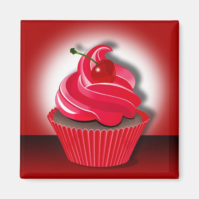 "Cupcake Spotlight" by Cheryl Daniels Magnet (Front)