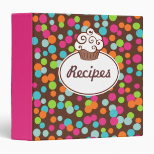 Cupcake Sprinkles Recipe Binder