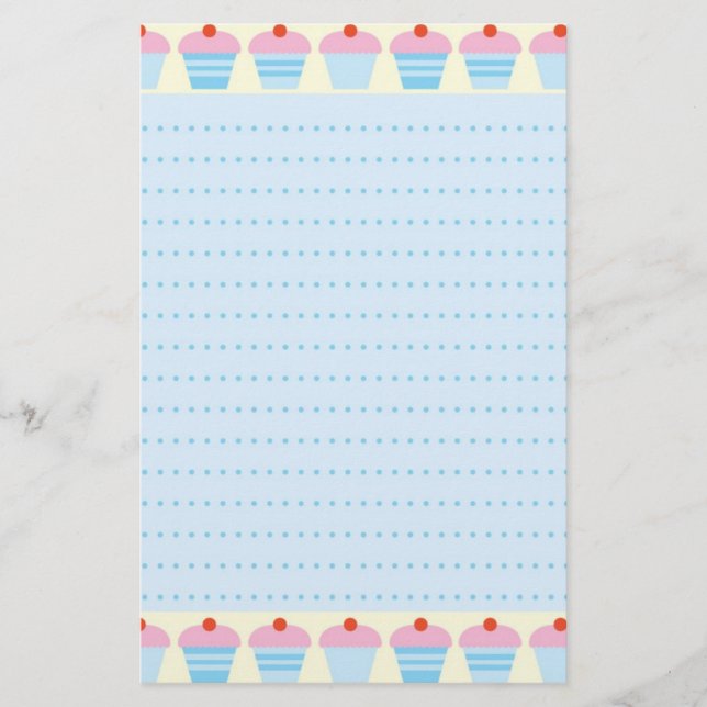 Cupcake Stationery (Front)