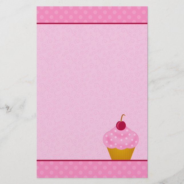 Cupcake Stationery (Front)