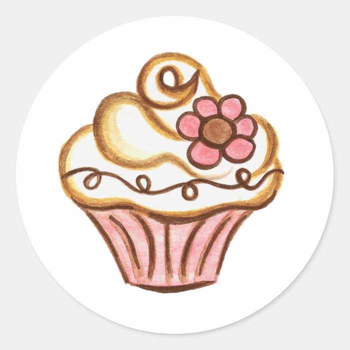 Cupcake Sticker