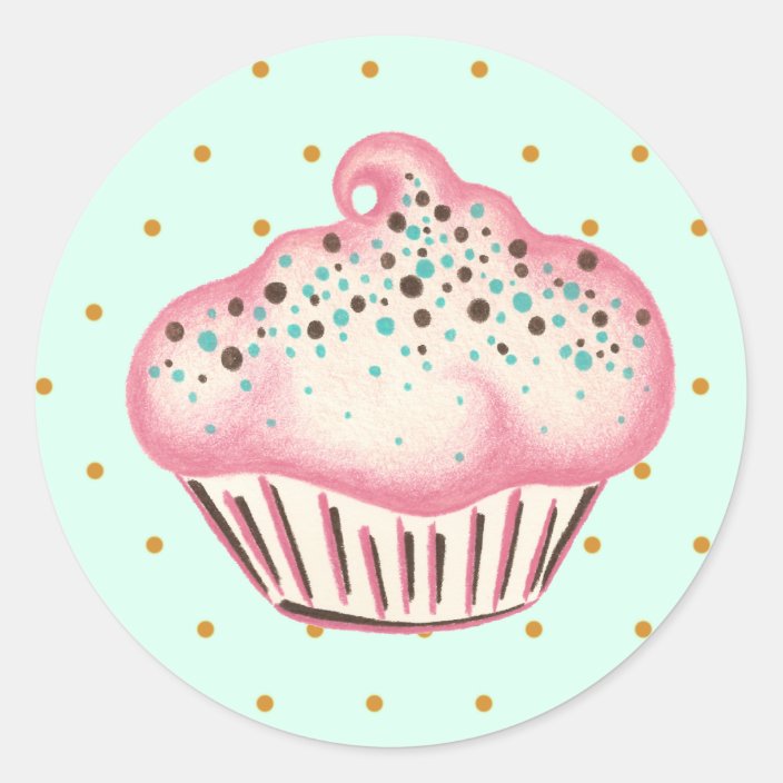 Cupcake Sticker | Zazzle.com