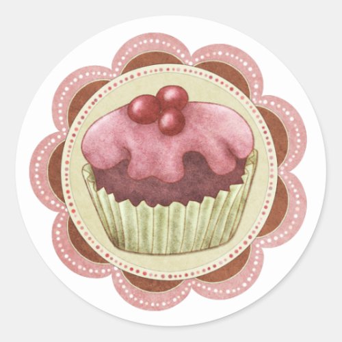 Cupcake Sticker Ideal For Jam Or Home Made Items
