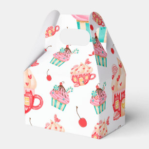cupcake sweets celebration party favor boxes