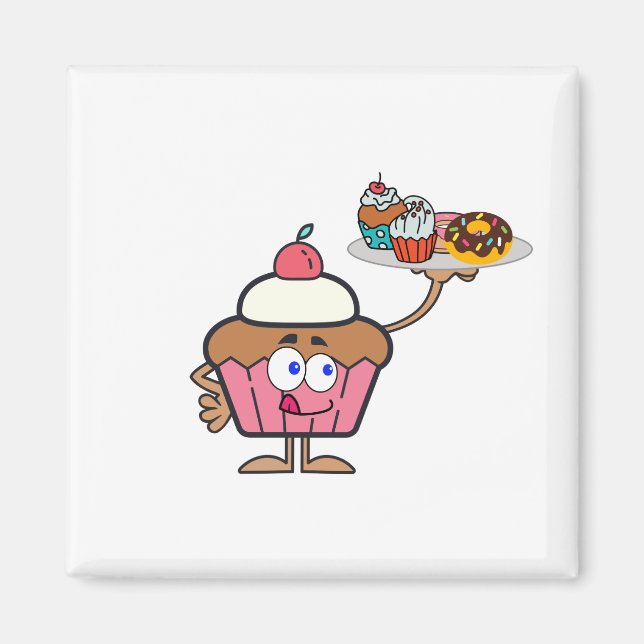 Cupcake Sweets Your Day Magnet (Front)