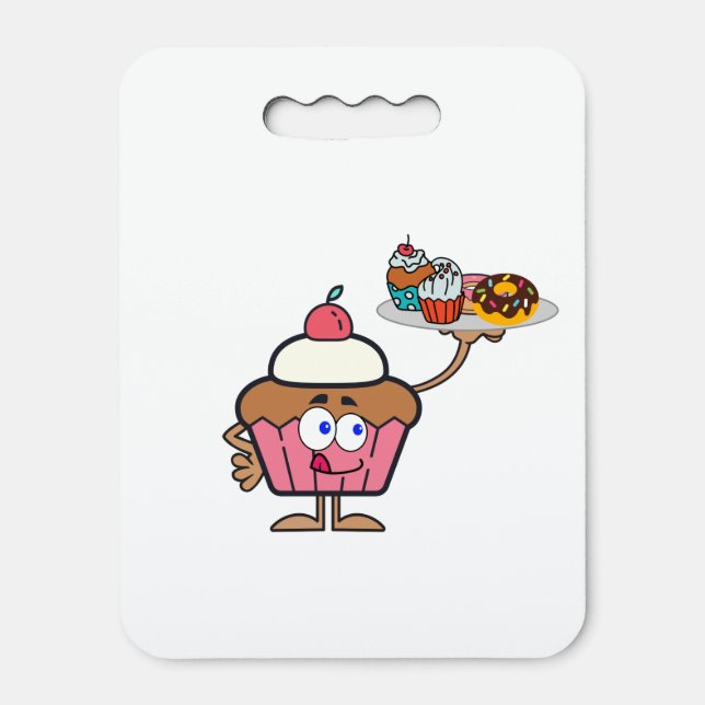 Cupcake Sweets Your Day Seat Cushion (Front Vertical)