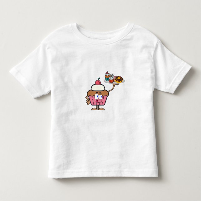 Cupcake Sweets Your Day Toddler T-shirt (Front)