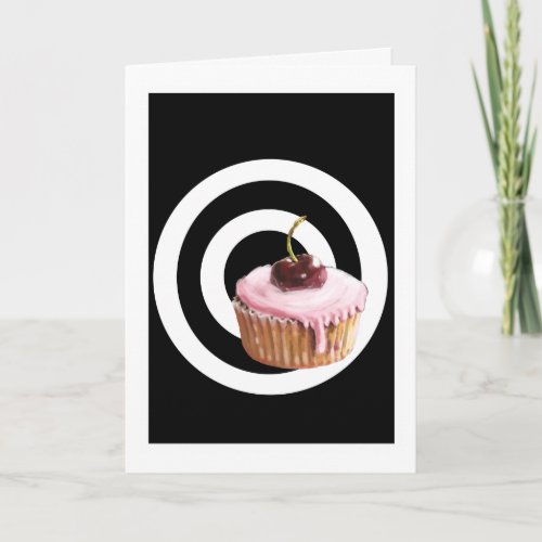 Cupcake Target Greeting Card