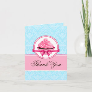 Cupcake Thank You Cards