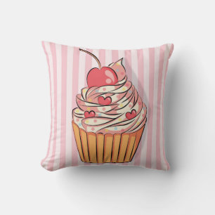 Cupcake Throw Pillow