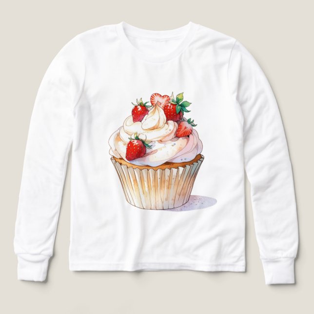 Cupcake  Tri-Blend shirts (Design Front)