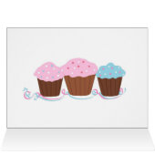 Cupcake Trio - Blank Cards (Inside Horizontal (Top))