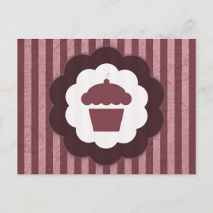 cupcake vintage postcard