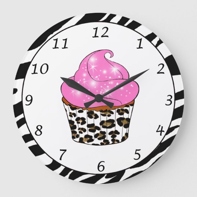 Cupcake Wall Clock (Front)