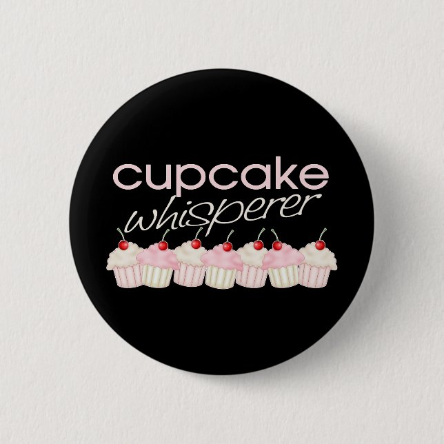 Cupcake Whisperer Button (Front)