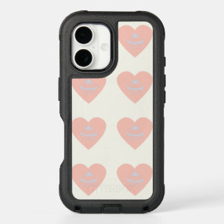 cupcake white pink iPhone 16 case