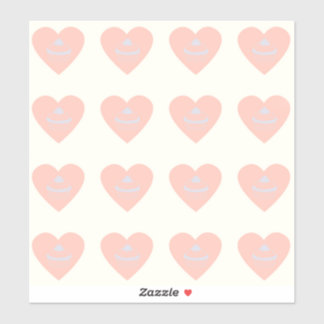 cupcake white pink sticker