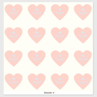 cupcake white pink sticker