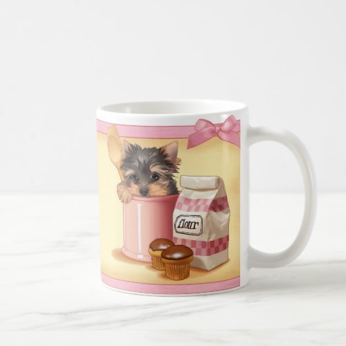 Cupcake Yorkie Coffee Mug