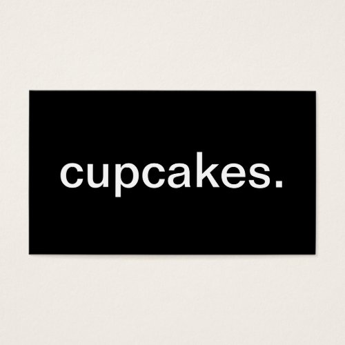 Cupcakes Business Card