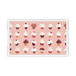 Cupcakes Acrylic Tray