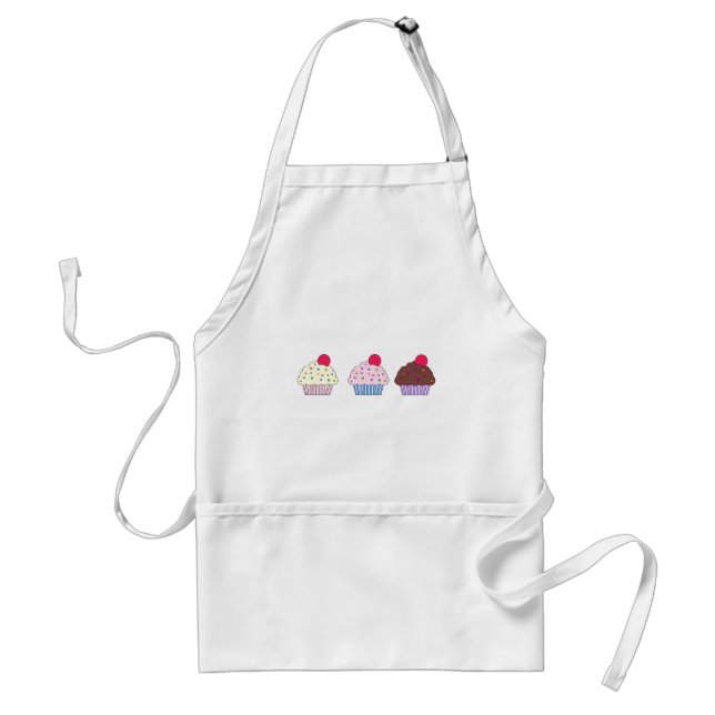 Cupcakes Adult Apron (Front)