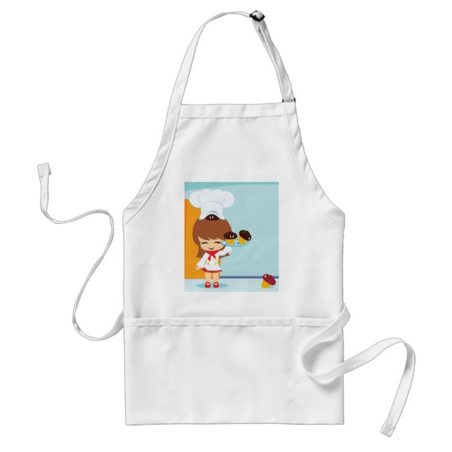 Cupcakes Adult Apron (Front)