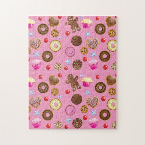 Cupcakes and Baking Colorful Jigsaw Puzzle