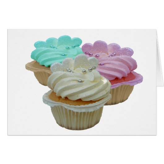 Cupcakes and Hearts Cards (Front Horizontal)