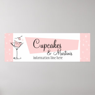 Cupcakes and Martinis! Poster