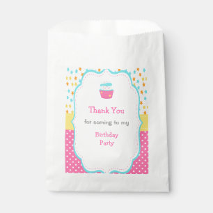 Cupcakes and Sprinkles Favor Bag