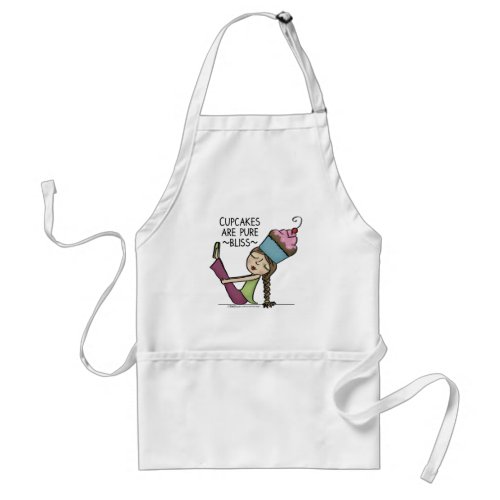 Cupcakes are Pure Bliss Adult Apron