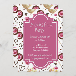 cupcakes Baby Shower Invitation