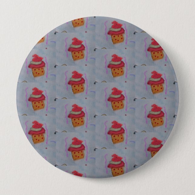 Cupcakes Badge Button (Front)
