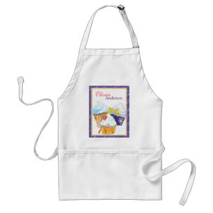 Cupcakes Bakery Chef Personalized Name Adult Apron