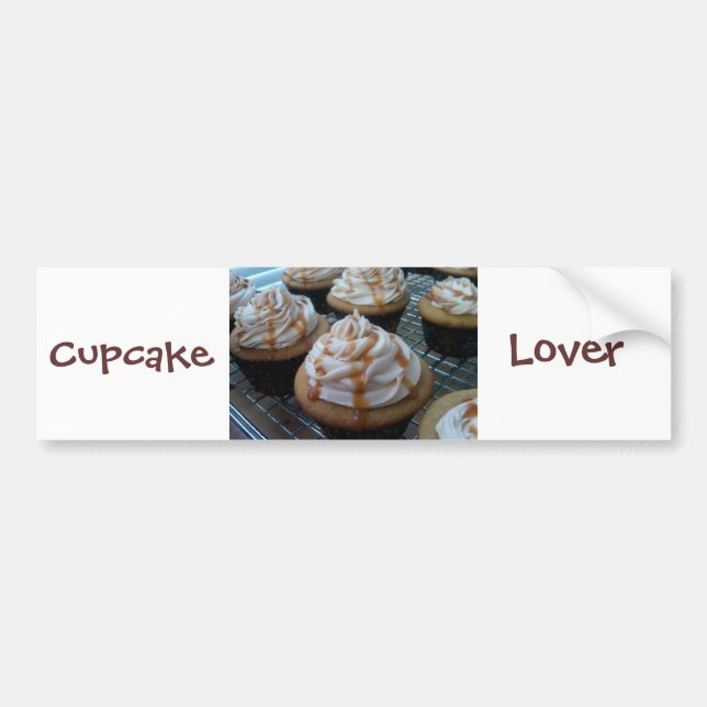 Cupcakes/Baking Bumper Sticker (Front)