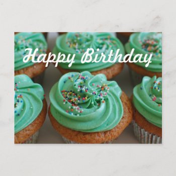 Cupcakes Birthday Photo Postcard by CindyBeePhotography at Zazzle
