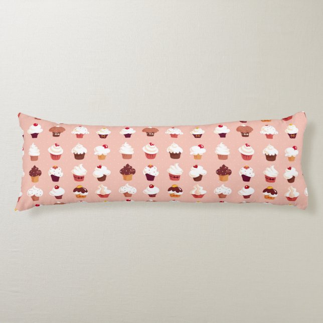 Cupcakes Body Pillow (Front)