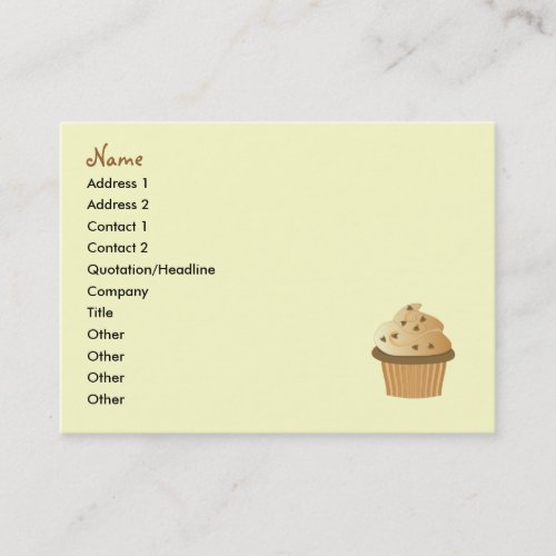Cupcakes Business Card Template