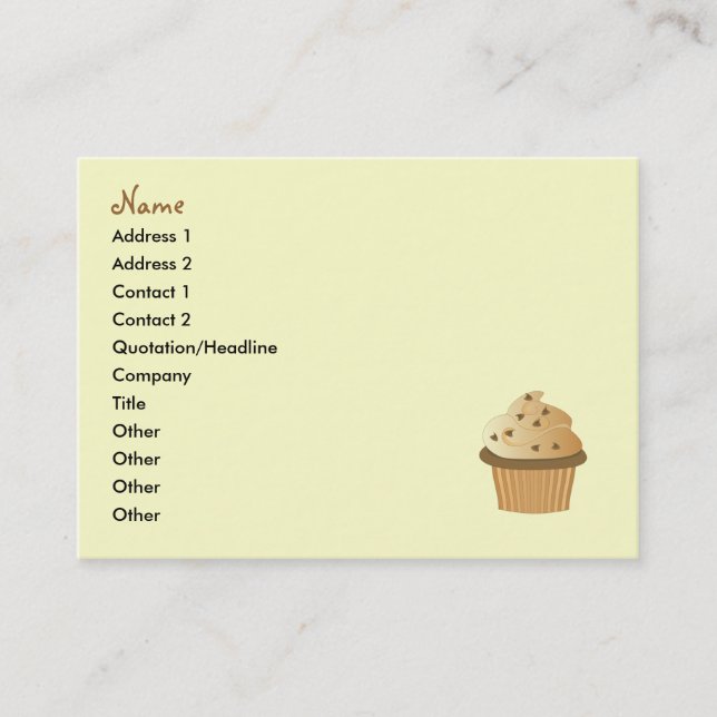 Cupcakes Business Card (Front)