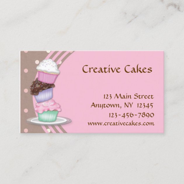 cupcake business cards