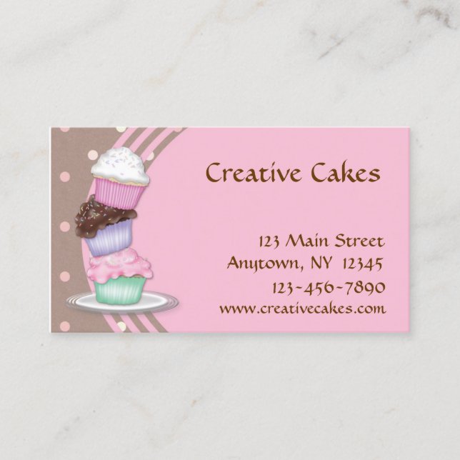 Cupcakes Business Card (Front)