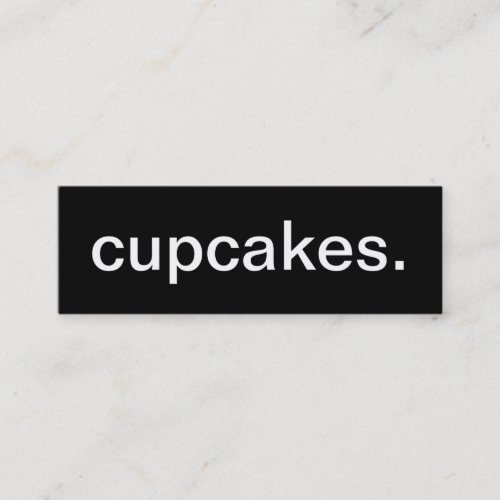 Cupcakes Business Card