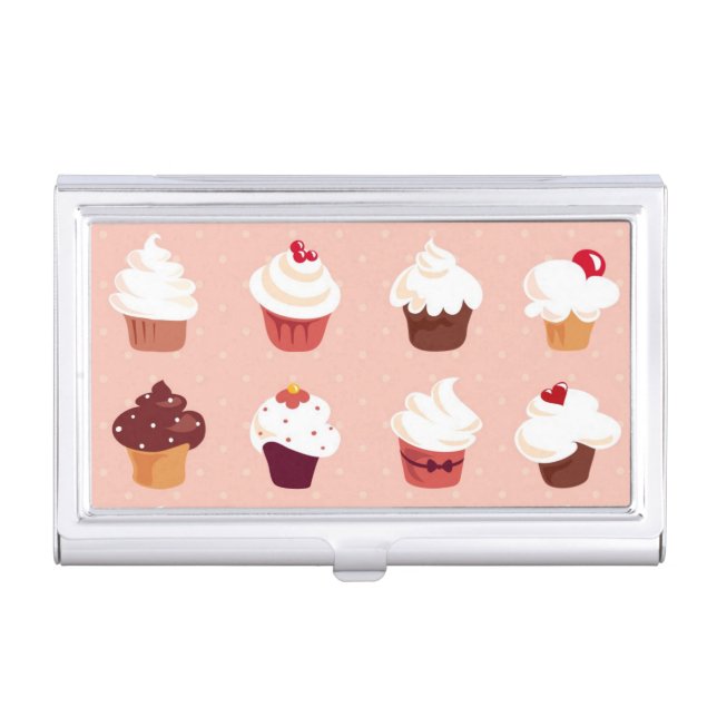 Cupcakes Business Card Holder (Front)