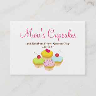 Cupcakes Business Card Template