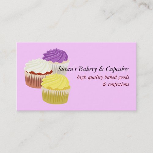 Cupcakes Business Cards