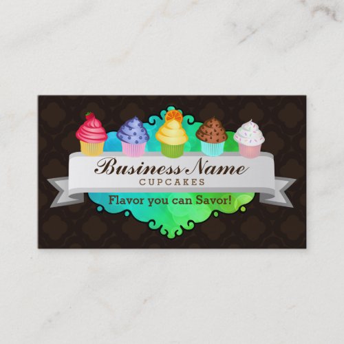 Cupcakes business cards