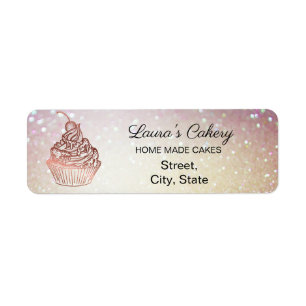 Cupcakes cakes bakery sweets label