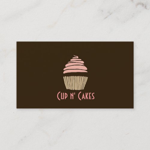 Cupcakes, Cakes, Food, Catering, Bakery Business Business Card